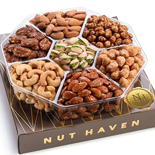 Holiday Christmas Nuts Gift Basket