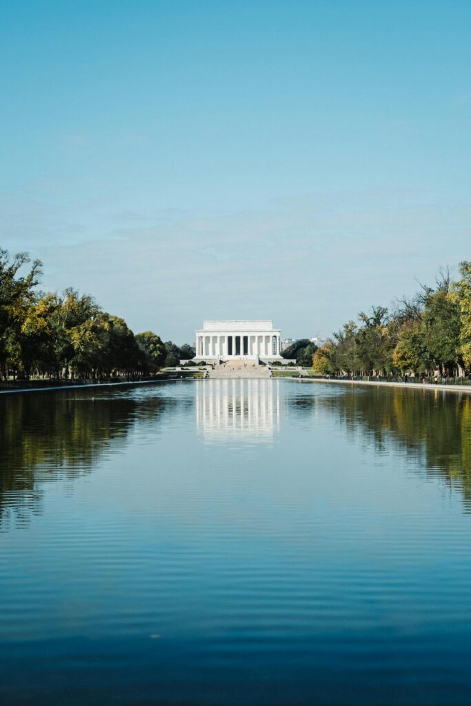 Lincoln Memorial Monument and Reflecting Pool