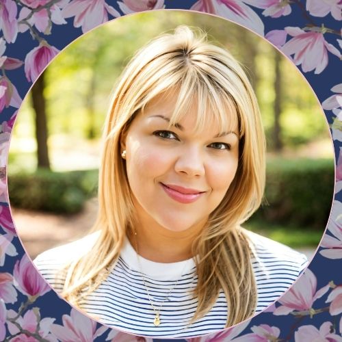 Photo of a headshot of a woman with blonde hair