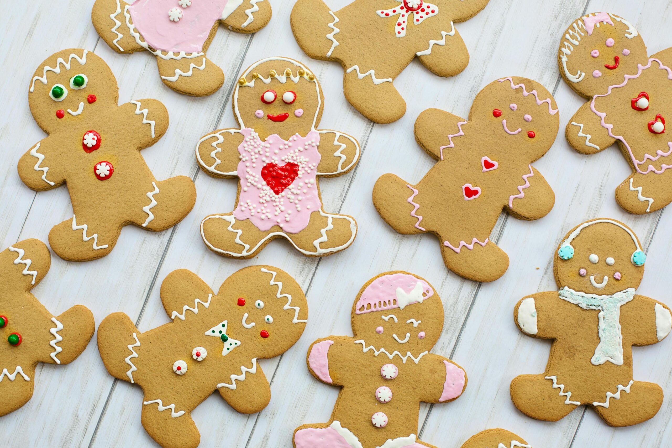 Decorated Gingerbread Cookies