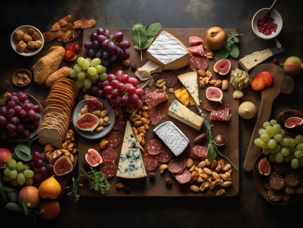 Festive charcuterie spread to feed a crowd