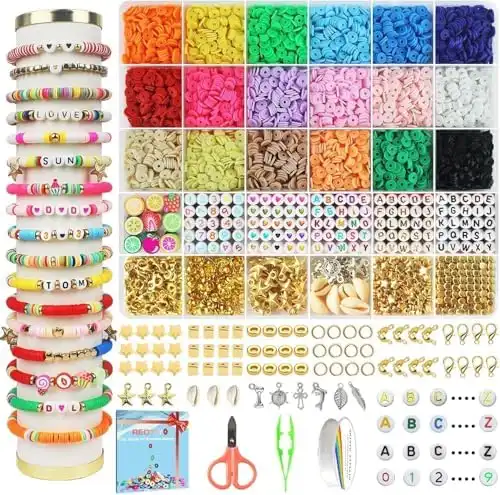 Redtwo 5100 Clay Beads Bracelet Making Kit