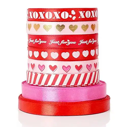 110yd Valentines Ribbon for Decor and Gift Wrapping