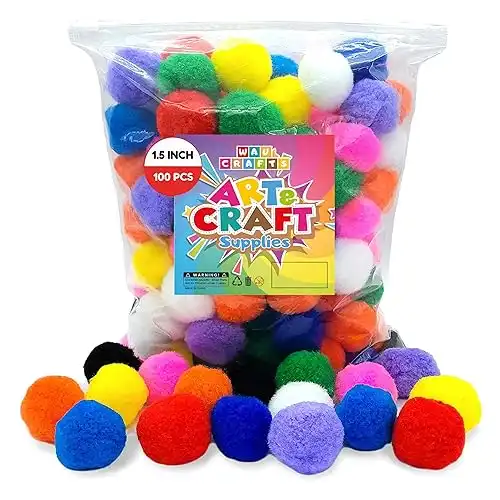 WAU Craft Pom Pom Balls