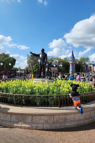 Walt Disney Statue Magic Kingdom