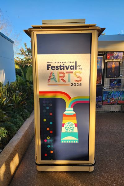 festival of arts sign