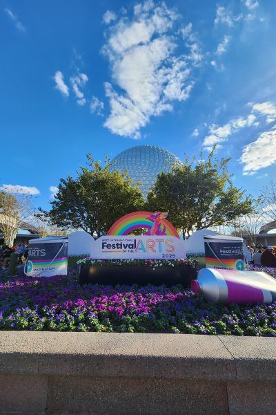 festival of arts sign