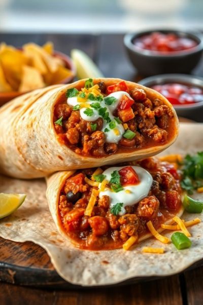 chili breakfast burrito