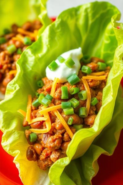 chili lettuce wraps