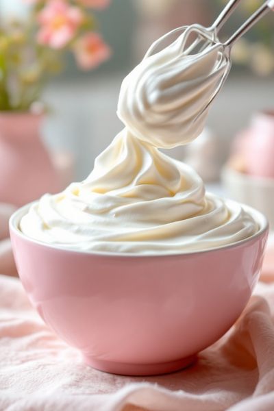 homemade whipped cream