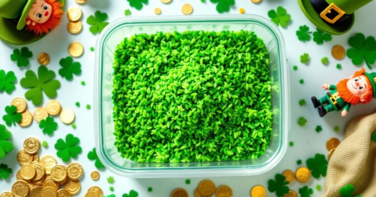 St Patrick's Day Sensory Bin