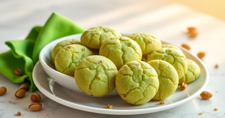 Pistachio Pudding Cookies