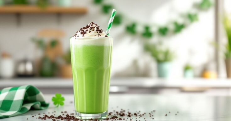 St. Patricks Day Smoothie