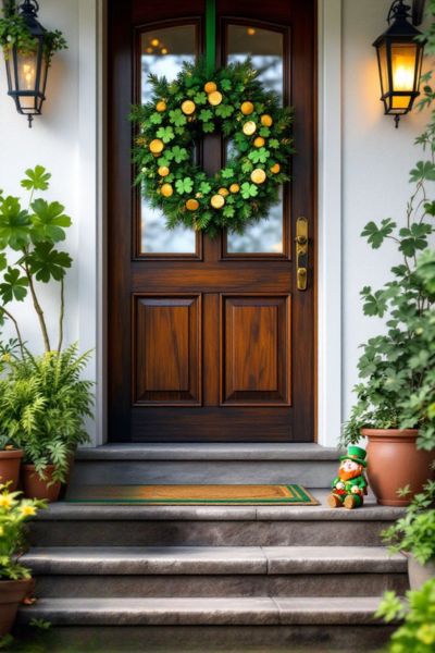 St. Patrick's day porch