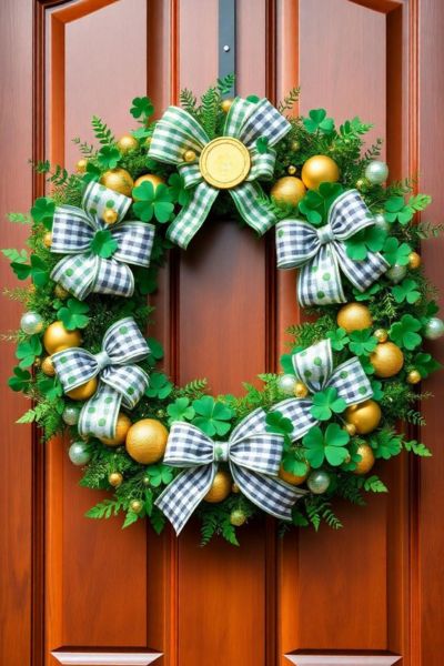 St Pattys day wreath