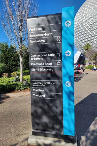 epcot sign