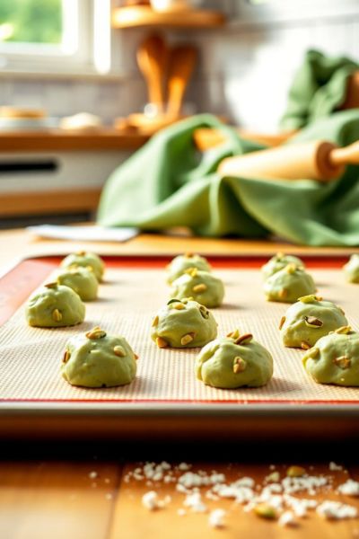 pistachio cookie dough balls