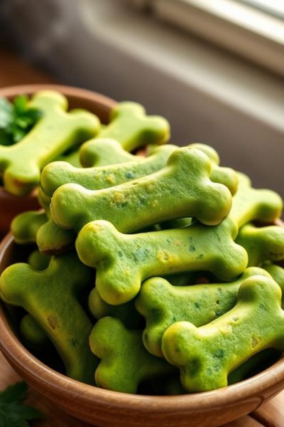 homemade dog treats in a bowl