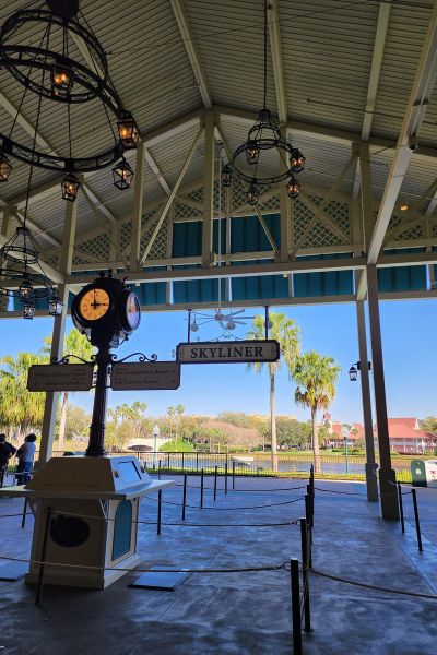 View of the Skyliner Hub