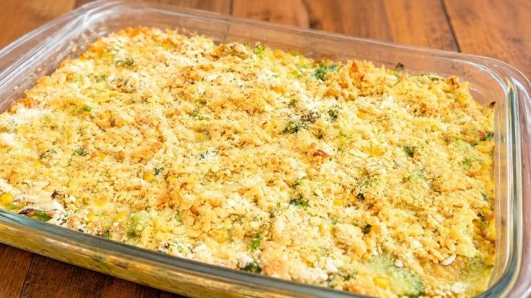 Simple Broccoli Corn Casserole for Potlucks and Holidays